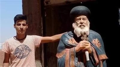 منفذ تمثال البابا شنودة يعلن مكان وموعد عرضه للجمهور (فيديو)