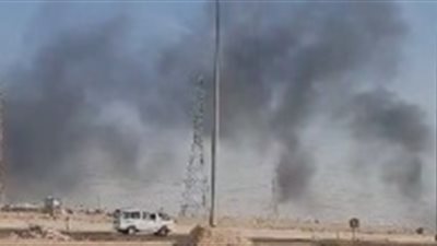 السيطرة على حريق مخزن وقود بالتجمع الأول (صور)