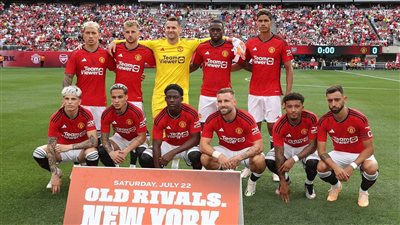 عاجل.. تشكيل مانشستر يونايتد الرسمي لمواجهة بوروسيا دورتموند الودية