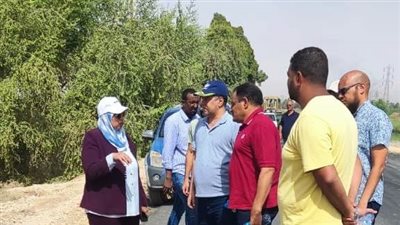 جولة لنائب محافظ أسوان للأعمال الجارية بمشروعات الرصف بالطريق الدائري