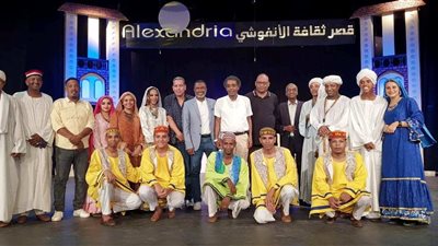 فرقة أسوان للفنون الشعبية تشارك فى مهرجان العلمين الأول