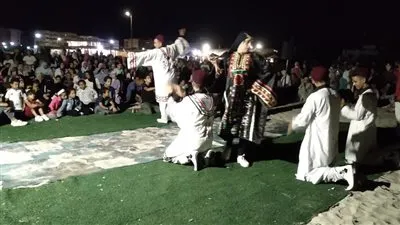 إقبال وتفاعل كبير بشمال سيناء مع عروض مطروح الشعبية ضمن 