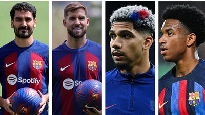 على رأسهم جاندوجان.. 9 لاعبين ينتظرون تسجيلهم مع برشلونة