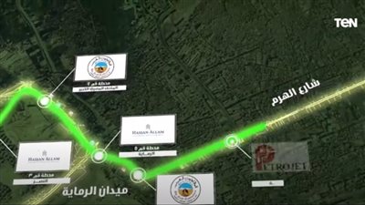 شاهد.. تصوير جوي لأعمال تنفيذ المرحلة الأولى من مشروع الخط الرابع لمترو الأنفاق 