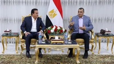 وزيرا الإنتاج الحربي والصحة يبحثان التعاون في إقامة المستشفيات الميدانية