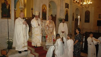 المطران شامي يترأس قداس المناولة الاحتفالية لأبناء كاتدرائية سيدة النياح بالإسكندرية
