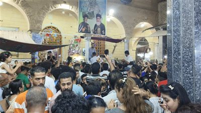 ميت دمسيس تحتفل بختام مولد ماري جرجس في الدقهلية 