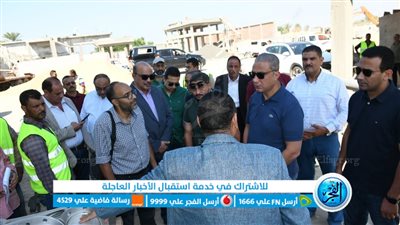 محافظ الفيوم يتفقد محطة الصرف الصحي بشكشوك 