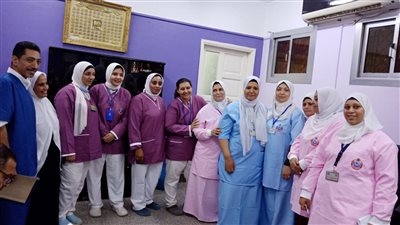 تسليم زي جديد لأعضاء هيئة التمريض بالمستشفيات في الدقهلية 