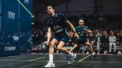 الدجلاوي علي فرج يقترب من حسم بطولة باريس للإسكواش بتأهله للدور نصف النهائي