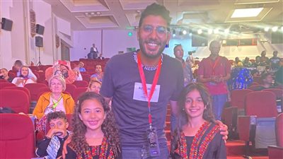 يافا وصبا.. بنات مصر يبدعان بالدبكة الفلسطيني على أرض أم الدنيا