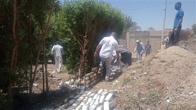 للحفاظ على الرقعة الزراعية.. حملة موسعة لإزالة التعديات بقرى مركز دشنا