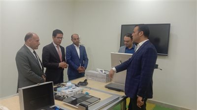 رئيس جامعة بنها يتفقد كلية التربية الرياضية وبعض المراكز والوحدات بكفر سعد