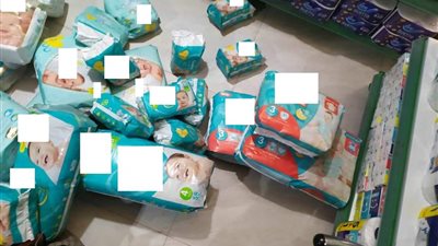 تموين بورسعيد.. ضبط حفاضات أطفال منتهية الصلاحية