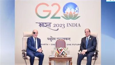 عاجل| الرئيس السيسي يلتقي مع المستشار الألماني على هامش قمة العشرين
