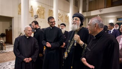 دير الآباء اليسوعيين بالإسكندرية يستقبل البابا تواضروس الثاني