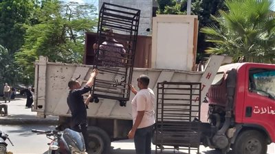 محافظة الجيزة تزيل تعديات محلات بشارعي البوهي والعامل الأول بإمبابة (صور)