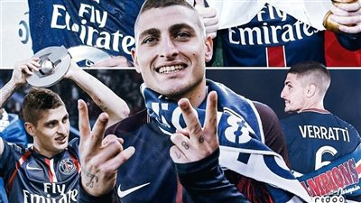 سان جيرمان يكرم فيراتي قبل مباراة نيس