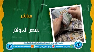 سعر الدولار اليوم في السوق السوداء Dollar Price محافظة القاهرة (مباشر الآن تحديث جديد)