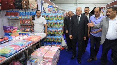 محافظ الجيزة يتابع التجهيزات النهائية لافتتاح معرض (أهلًا مدارس)
