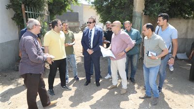 محافظ المنوفية يتفقد إنشاء سوق وموقف نموذجي جديد بموقع مجزر بركة السبع