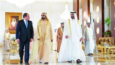 آخرها اليوم.. تاريخ زيارات السيسي لدولة الإمارات