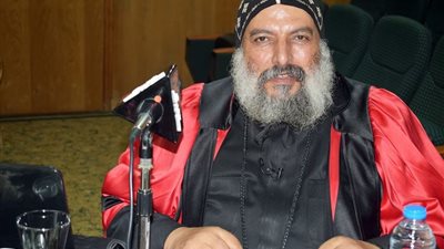 الراهب القمص تداوس آڤا مينا يحصل على دكتوراه في الآثار من جامعة كفر الشيخ