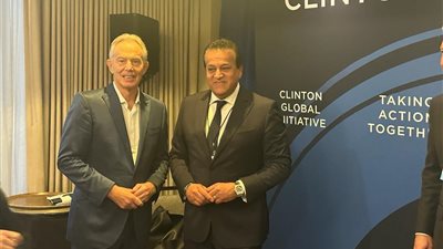 لتحسين الخدمات المقدمة للمصريين.. وزير الصحة يعقد لقاء مع مؤسس معهد توني بلير 