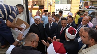 الدقهلية تتسلم 3 أطنان من لحوم صكوك الأضاحي بحضور وزير الأوقاف