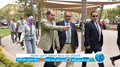جولة تفقدية لنائب رئيس جامعة عين شمس للتعليم والطلاب في كلية العلوم