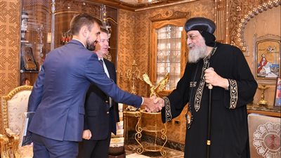 البابا تواضروس يستقبل سفير إسبانيا بالقاهرة