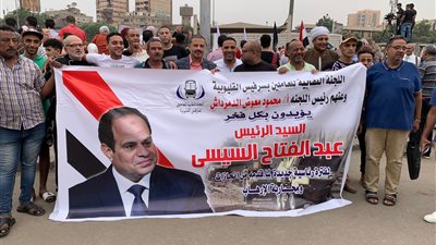 مواطنون بالقليوبية يحتفلون بالذكرى الـ 50 لانتصارات أكتوبر (صور)