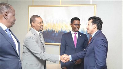 سفير الصومال بالقاهرة يشيد بالطفرة الرياضية التي تشهدها مصر تحت قيادة الرئيس السيسي