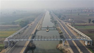 النقل: فتح الحركة المرورية على طريق بنها المنصورة شرق الرياح التوفيقي