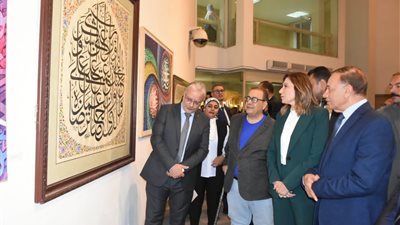 وزيرة الثقافة تفتتح الدورة الثامنة من ملتقى القاهرة الدولي لفن الخط العربي بمشاركة 172 فنانًا من 17 دولة