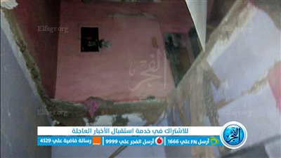 مصرع شخص ونجاة 5 من أسرته فى انهيار منزل بالفشن ببني سويف (صور)