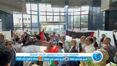 وقفة تضامنية للصحفيين المصريين مع فلسطين (صور وفيديو)