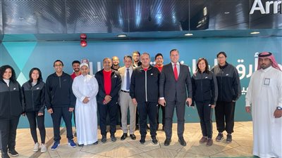 بعثة منتخب القوس والسهم تصل إلى السعودية للمشاركة في البطولة العربية