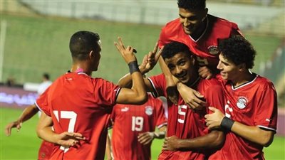 المنتخب الأوليمبي يحتفل على طريقة 