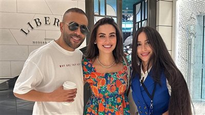 أول ظهور لـ تامر عاشور ونانسي_نور بعد زواجهما