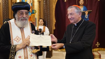 بطريرك فينيسا يهادي البابا تواضروس رفات 