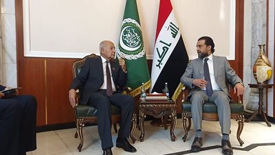 أبو الغيط يُجري مشاورات مع المسئولين العراقيين ويؤكد ضرورة وقف إطلاق النار في غزة