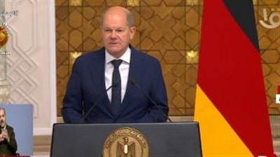 المستشار الألماني يعرب عن تقديره لمساعي السيسي لتهدئة الوضع بغزة ومنع التصعيد (فيديو)