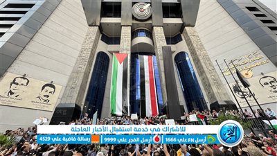 هتافات تزلزل سُلم نقابة الصحفيين المصريين دعمًا لشهداء غزة (فيديو)