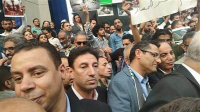 نقيب البيطريين يشارك فى وقفة الصحفيين ضد جرائم الاحتلال (صور)