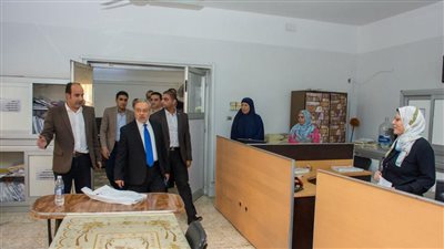 رئيس جامعة طنطا يتفقد مجمع الكليات فى سبرباي (صور)