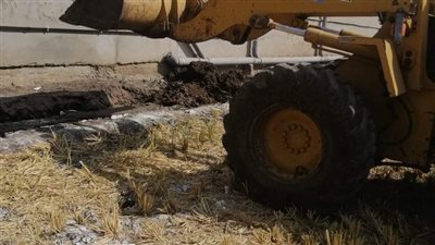 إزالة 9 حالات تعد ومخالفة بناء بالمحلة الكبرى (صور)