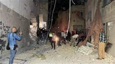 طائرات الاحتلال الإسرائيلي تقصف المسجد الأنصاري في جنين بالضفة الغربية المحتلة