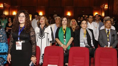 دقيقة حداد على أرواح شهداء فلسطين.. في افتتاح الدورة الخامسة لملتقى القاهرة الدولي للمسرح الجامعي