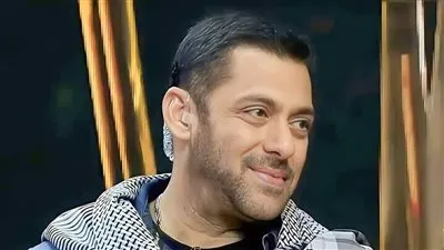 سلمان خان بالكوفية الفلسطيني أثناء ترويج فيلمه المنتظر 